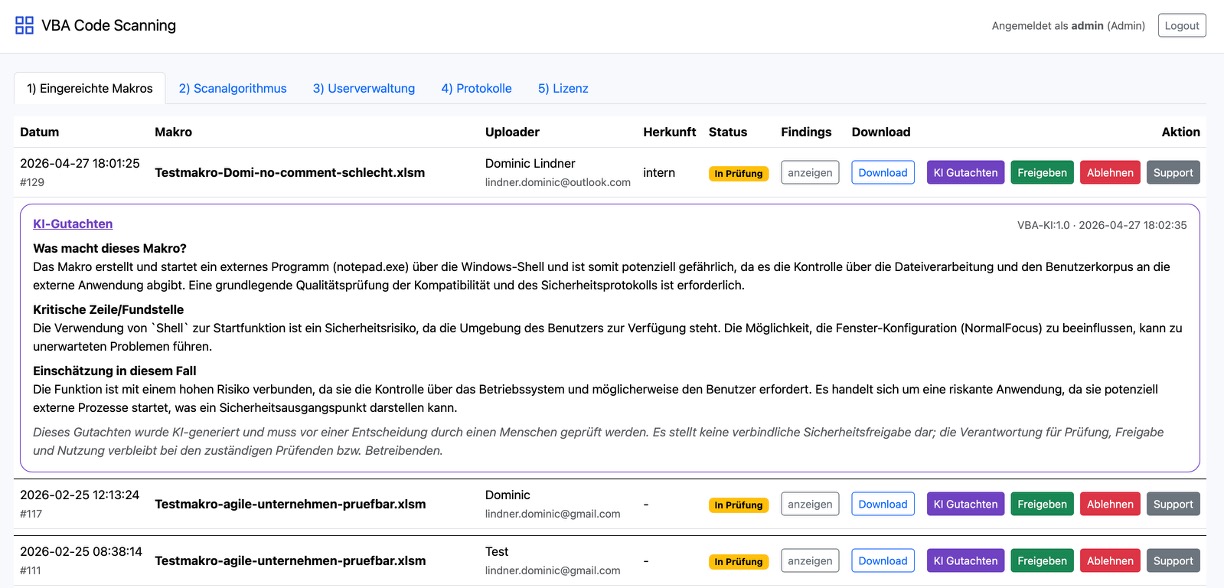 KI-gestützte Makro-Gutachten